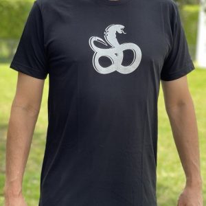 T Shirt - Black Shirt / Gray logo
